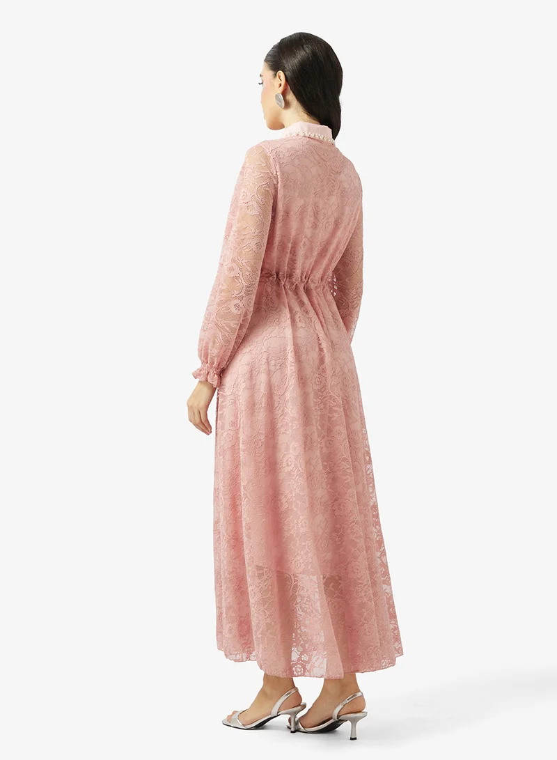 Khizana Lace A-line Dress